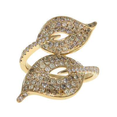 Anillo en oro con Diamante fancy SI2 (CIRARI)