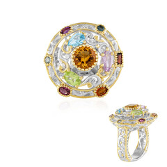 Anillo en plata con Citrino (Gems en Vogue)