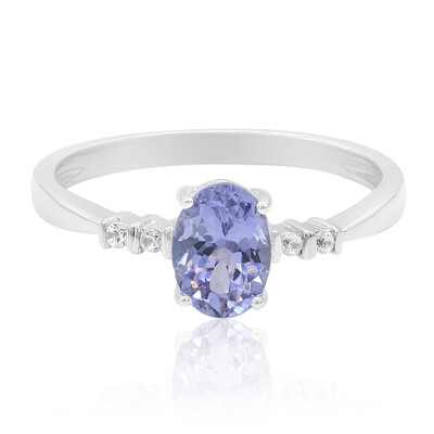Anillo en plata con Tanzanita sin calentar