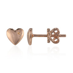 Pendientes en oro con Diamante rosa de Francia de Argyle SI1
