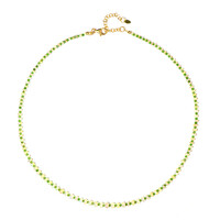 Collar en plata con Diópsido de Rusia