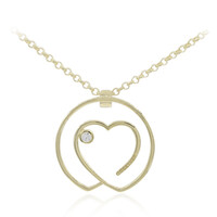 Collar en plata con Zafiro blanco
