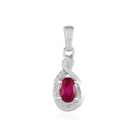 Colgante en plata con Rubí de Madagascar