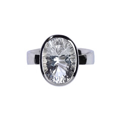 Anillo en plata con Cuarzo Príncipe