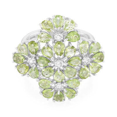 Anillo en plata con Turmalina Paraíba