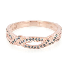 Anillo en plata con Diamante fantasía