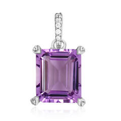 Colgante en plata con Amatista Rosa de Francia