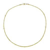 Collar en oro con Diamante amarillo