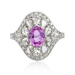 Anillo en oro con Zafiro rosado (CIRARI)