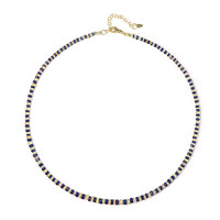 Collar en plata con Zafiro azul