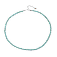Collar en plata con Apatita azul