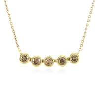Collar en oro con Diamante champán PK