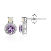 Pendientes en plata con Amatista