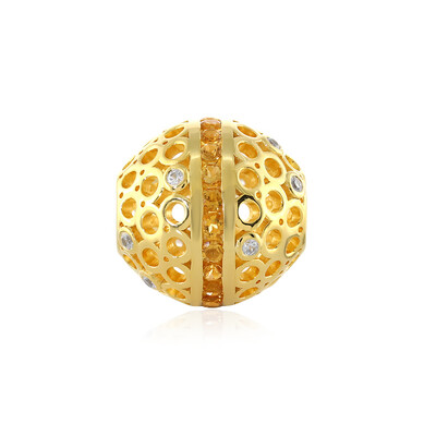 Colgante en plata con Citrino (MONOSONO COLLECTION)