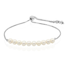 Brazalete en plata con Perla Freshwater