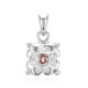 Colgante en plata con Zafiro Padparadscha