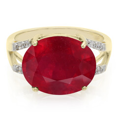 Anillo en oro con Rubí de Madagascar