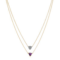 Collar en plata con Amatista