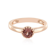 Anillo en plata con Zircón rosado