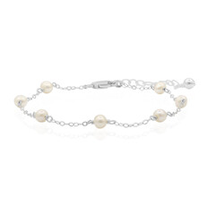 Brazalete en plata con Perla Freshwater