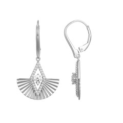 Pendientes en plata con Zircón