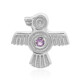 Colgante en plata con Amatista