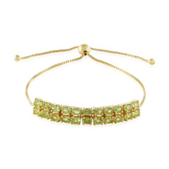 Brazalete en plata con Peridoto