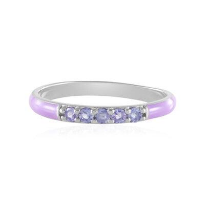Anillo en plata con Tanzanita