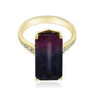 Anillo en oro con Turmalina multicolor (CIRARI)