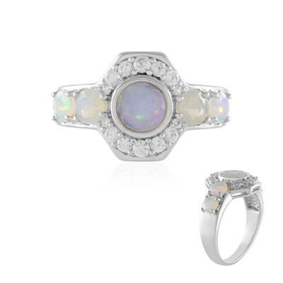 Anillo en plata con Ópalo de Welo