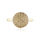 Anillo en oro con Diamante champán I2 (de Melo)