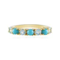 Anillo en plata con Turquesa bella durmiente