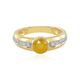 Anillo en plata con Zafiro amarillo de Madagascar