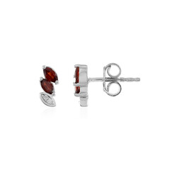 Pendientes en plata con Granate de Mozambique