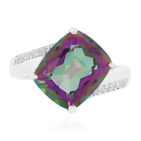Anillo en plata con Cuarzo místico