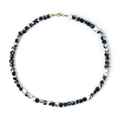 Collar en plata con Jaspe zebra
