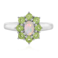 Anillo en plata con Ópalo de Welo