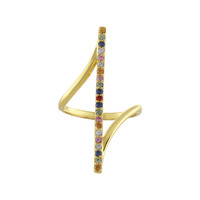 Anillo en plata con Zafiro