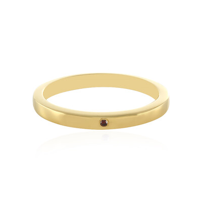 Anillo en plata con Diamante rojo I3