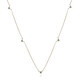 Collar en oro con Diamante azul cielo I2 (de Melo)