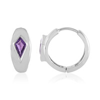 Pendientes en plata con Amatista de Siberia (de Melo)