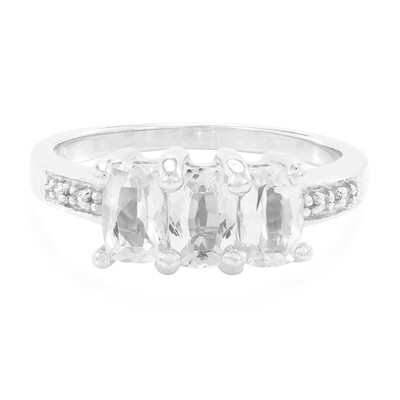 Anillo en plata con Berilo del Himalaya