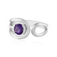 Anillo en plata con Amatista de Siberia (de Melo)