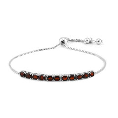 Brazalete en plata con Granate