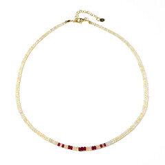 Collar en plata con Ópalo de Welo