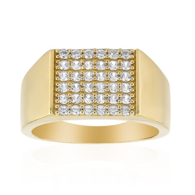 Anillo en plata con Zircón (M de Luca)