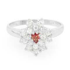 Anillo en plata con Rubí de Tanzania
