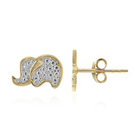 Pendientes en plata con Diamante I3 (I)