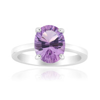 Anillo en plata con Amatista de Bolivia