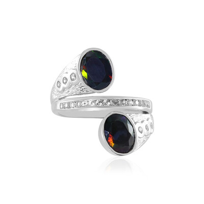 Anillo en plata con Ópalo de Mezezo (de Melo)